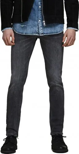 JACK & JONES Herren Slim Fit Jeans JJI GLENN ORIGINAL AM - Jeans für Herren im Slim Fit, ideal für lässige Styles. Der Stretchanteil sorgt für optimalen Komfort, während das klassische Five-Pocket-Design zeitlos bleibt.