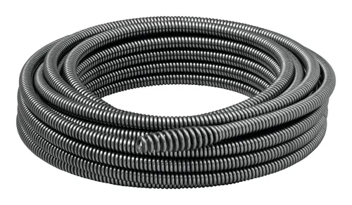 Rems Rohrreinigungsspirale 8mm, 7,5m - Ideal für Abflussreinigung - Sonstige Reinigungsgeräte mit stabiler Draht-Seele für effektive Reinigung von Rohren Ø 20-75 mm, entfernt mühelos Haare und Fett.