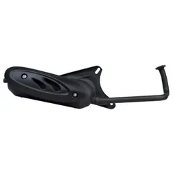 Tecnigas Silent Pro Auspuff für Peugeot - Schwarz - Hochwertiger Auspuff für Peugeot-Roller, optimiert für Effizienz und leisen Betrieb. Ideal für Rollerfahrer, die Leistung und Zuverlässigkeit suchen.