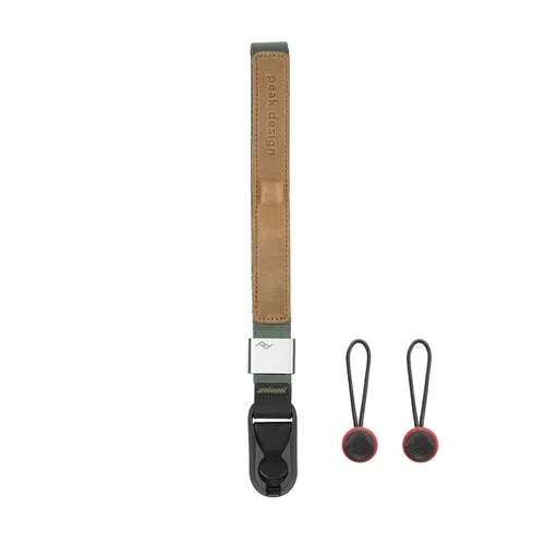 Peak Design Cuff Sage (Salbeigrün) Handschlaufe (Handgelenkschlaufe) - z.B. für DSLR-Kameras, Systemkameras oder Kompaktkameras
