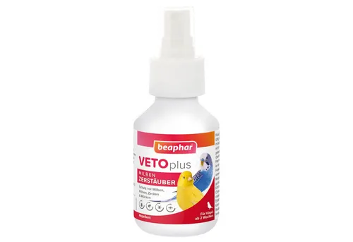 beaphar Milbenspray VETOplus Milben-Zerstäuber für Vögel, 100 ml, 100 ml