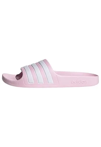 adidas Unisex Kinder Adilette Aqua Slides Kids, Clear Pink / Cloud White / Clear Pink, 32 EU