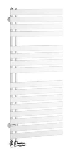 Kermi Credo Half flat Bad- und Wohnheizkörper 600 x 1400 mm - Weiß - Bad- & Designheizkörper mit eleganter, flacher Bauweise für effiziente Wärme und modernes Design in Ihrem Badezimmer oder Wohnraum.