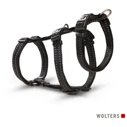 Wolters Hunde-Geschirr Soft & Safe Professional No Escape schwarz Gr.XL - Robustes und sicheres Geschirr für Hunde, verstellbare Gurte für optimalen Sitz, ideal für tägliche Spaziergänge.