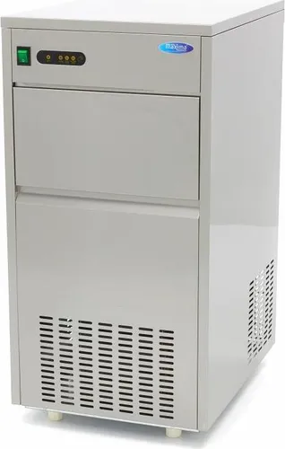 Maxima Gastro Eiswürfelmaschine - 60 kg/Tag, luftgekühlt, kugelrund - Eiswürfelmaschine für Gastronomie, produziert bis zu 60 kg kugelrunde Eiswürfel täglich. Ideal für Bars und Restaurants, vollautomatisch mit Hygienefunktionen und benutzerfreundlichem Bedienfeld.