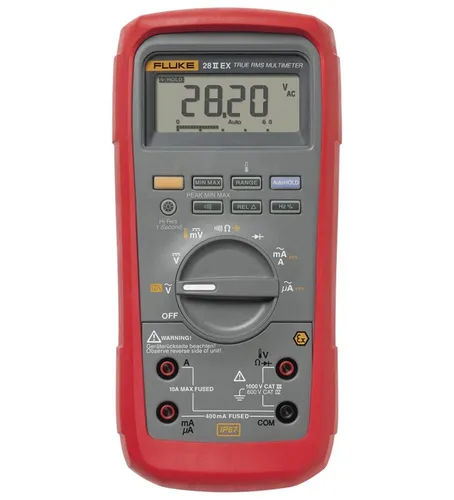 Pepperl+Fuchs Digital-Multimeter 28 II EX ATEX/IECEx - Robustes Digital-Multimeter für präzise Messungen in explosionsgefährdeten Bereichen. Ideal für Fachleute, die höchste Sicherheit und Zuverlässigkeit benötigen.