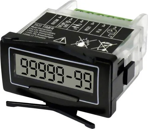 Trumeter 7511 Betriebsstundenzähler - Sonstige Messtechnik - Kompakter 8-stelliger Zeitzähler mit Hintergrundbeleuchtung und IP65 Schutz, ideal für präzise Zeitmessungen in verschiedenen Anwendungen.