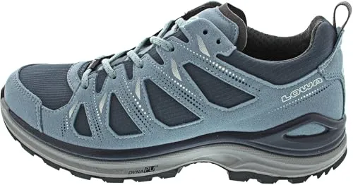 Lowa INNOX EVO II GTX Ws Wanderschuhe Herren - Blau - Wanderschuhe mit innovativer DYNAPU®-Zwischensohle für optimale Dämpfung und Flexibilität. Ideal für Waldspaziergänge und City-Touren, leicht und atmungsaktiv für maximalen Tragekomfort.