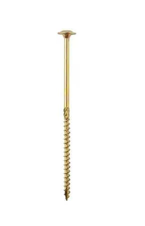 WKRĘT DO DREWNA Z KOŁNIERZEM NA TORX OCYNK ŻÓŁTY 5*60MM T25 UN 5907708175342