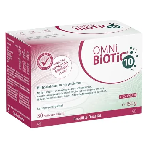 OMNi-BiOTiC 10 30X5 g - Pulver zur Unterstützung der Verdauung, rezeptfrei und von INSTITUT ALLERGOSAN Deutschland