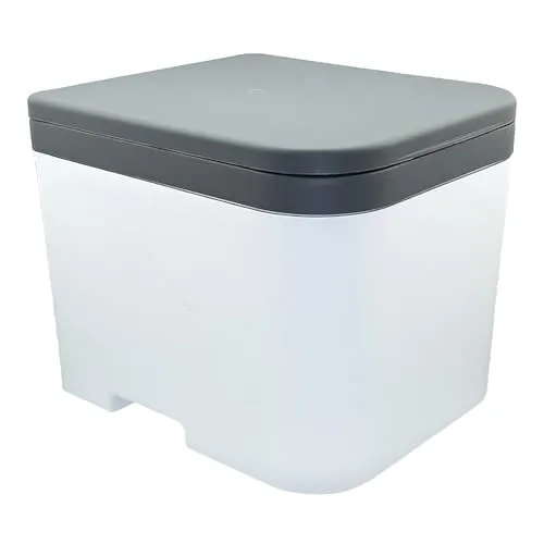 ToMTuR OGO Nomad S Trenntoilette - Mobile Campingtoilette für Vans und Busse, superleicht mit nur 6,8 kg und akustischem Warnsensor für optimalen Füllstand.