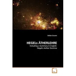 VDM Hegels ätherlehre (Deutsch, Stefan Gruner, 2010) (7249430)