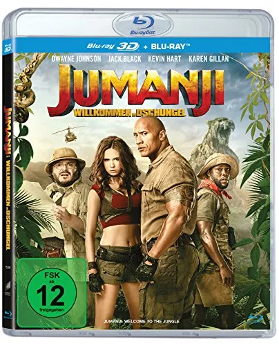 Jumanji: Willkommen im Dschungel - 3D Version (2 Disc) [Blu-ray]