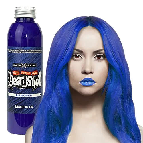 Blaue Haarfarbe Headshot Bluecifer, Semi-permanente Haartönung 150 ml