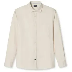 OLYMP Hemd "Casual" - Regular Fit - Creme - Größe M - Hochwertiges Hemd aus reiner Baumwolle im Regular Fit für optimalen Tragekomfort. Mit Kentkragen und praktischer Brusttasche ideal für den Alltag.