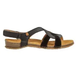 El Naturalista Damen Sandalen 258191101005_001 Schwarz mit Klettverschluss - Nachhaltige Damen Sandalen mit recycelter Gummi-Sohle und flexiblem Design, inspiriert von der Natur der Philippinen. Ideal für den Sommer, bequem und lässig für jeden Anlass.