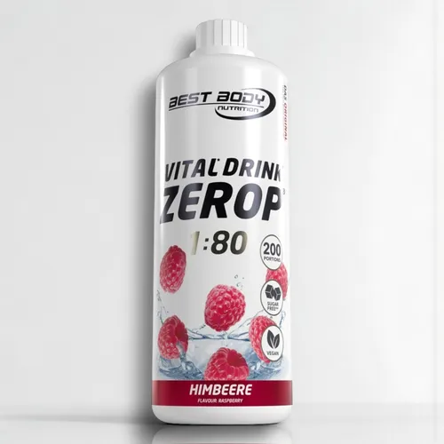 Best Body Nutrition Vital Drink Zerop Sirup Mineraldrink Himbeere 1 Liter