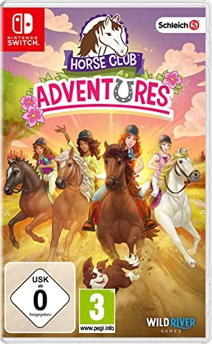Horse Club Adventures 1 - Switch-Modul [EU Version] - Action-Adventure Game für Switch, erlebe spannende Abenteuer im Lakeside Pferdehof mit zahlreichen Minispielen und individueller Gestaltung deiner Spielfigur und Pferde.