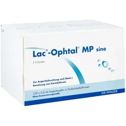 Lac Ophtal Mp sine Augentropfen - Arzneimittel zur Befeuchtung trockener Augen, ideal bei Bildschirmarbeit und Kontaktlinsen, konservierungsmittelfrei für höchsten Komfort.