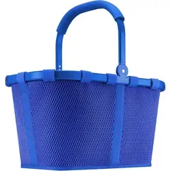 Reisenthel Carrybag Frame Mesh Royal Blue - Stilvoller Einkaufskorb - Einkaufstaschen & Einkaufstrolleys - Der Reisenthel Carrybag Frame Mesh in Royal Blue vereint elegantes Design mit einem stabilen Aluminiumrahmen und strapazierfähigem Polyestergewebe für Langlebigkeit und Komfort.
