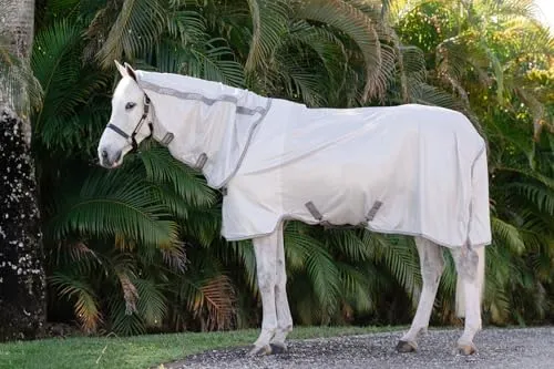 Horseware Amigo Integrated Fly Sheet 115 cm - Perfekte Fliegendecke für Pferde - Reit- & Pferdebedarf, schützt effektiv vor Fliegen und Insekten, ideal für warmes Wetter und unterwegs.