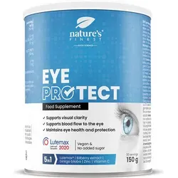 Eye Protect - Natürliche Augenschutz - Heidelbeeren Geschmack - mit Lutein, Zink & Zeaxanthin - Vegan - Nature's Finest - 150 g