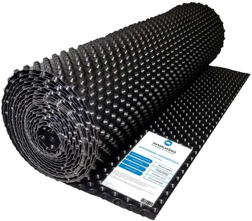 Handelskönig Hochbeetfolie Noppenfolie 1 m x 10 m - Baudrainagen, hochwertige Noppenfolie ohne Weichmacher für optimalen Grundmauerschutz und ideale Drainage beim Hochbeetbau.