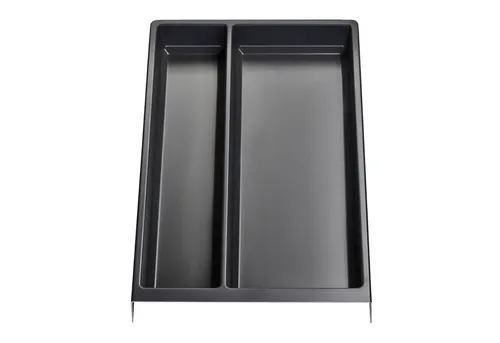 SO-TECH® Schubladeneinsatz SEPARADO Individual - Schubladeneinsatz für Küchen, ideal für große Utensilien. Robuster Kunststoff in schiefergrau, passt in Schränke ab 40 cm Breite.