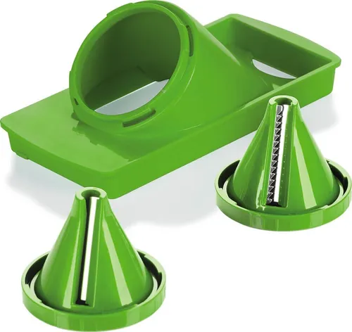 Genius Nicer Dicer smart Julietti Set (3 Teile) Spiralschneider Gemüseschneider Küchengerät in grün; A33805