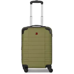 Wenger Handgepäck-Trolley Amplar Evo – 4 Rollen, erweiterbar - Handgepäck-Koffer mit robustem ABS-Material, 4 Rollen und Dehnfalte für extra Stauraum. Ideal für komfortables Reisen mit durchdachten Funktionen wie Wäschefach und Kreuzpackgurt.