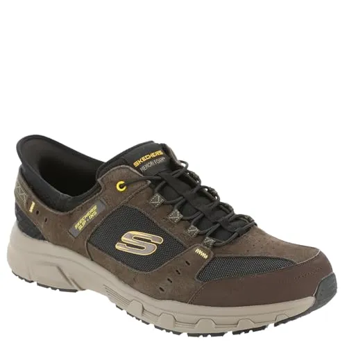 Skechers Oak Canyon Consistent Winner - Herren Sneaker in Braun - Sneaker für Herren, zeitloses Design mit bequemer Memory Foam Innensohle für optimalen Komfort bei jedem Schritt.