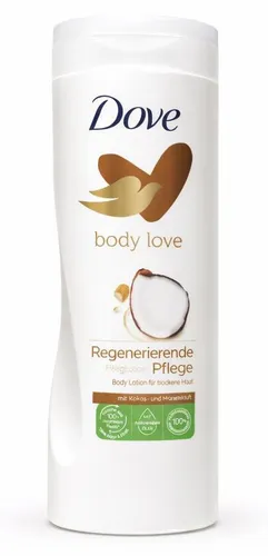 Dove Body Lotion Kokos- und Mandelduft 400 ml - Feuchtigkeitsspendende Körperlotion mit exotischem Kokos- und Mandelduft, ideal für geschmeidige Haut und ein verwöhnendes Pflegeerlebnis.