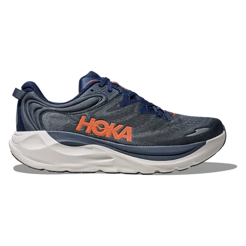 Hoka GAVIOTA 6 Herren Laufschuh – Midnight Blue / Faded Navy Gr. 44 - Hoka GAVIOTA 6 Herren – Ideal für tägliche Trainingskilometer mit weicher Dämpfung und natürlicher Führung. Atmungsaktives Obermaterial und strapazierfähige Außensohle sorgen für Komfort und Langlebigkeit.