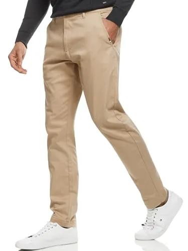 Indicode Herren INKellen Chinohose – Stretch Hose für Männer Cornstalk, L - Klassische Chinohose mit 4 Taschen, leicht und bequem für den Alltag. Ideal für vielseitige Kombinationen und maximalen Tragekomfort. Vertraue auf geprüfte Qualität und modernen Stil!