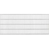 Doppelstabmattenzaun Metall 83 cm x 201 cm Anthrazit - Robuster Doppelstabmattenzaun für Garten und Grundstück. Mit stabiler Bauweise und eleganter Anthrazitfarbe bietet er vielseitige Lösungen für Sichtschutz und Abgrenzung. Ideal für langlebigen Einsatz im Außenbereich.