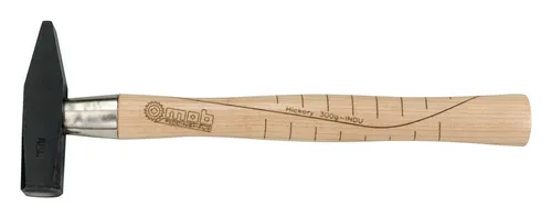 Peddinghaus Schlosserhammer Hickory 500g mit Stielschutz - Hochwertiger Hämmer für präzises Arbeiten, ausgestattet mit einem robusten Hickory-Stiel und zusätzlichem Stielschutz für maximale Langlebigkeit.