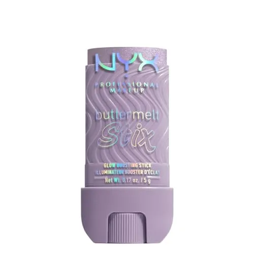 NYX Professional Makeup Buttermelt Stix, Glow Boosting Highlighter Stick mit Sheabutter & butterweicher Textur für natürlichen Glazed-Glow, wischfest & bis 8h Halt, Farbe: Love At First Melt