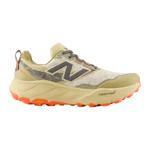 New Balance Herren Fresh Foam X Hierro V9 Trailrunningschuhe Größe 42 - Bequemer Trailrunningschuh mit robuster Vibram-Sohle und innovativer Dämpfung für optimale Unterstützung auf unebenem Gelände.