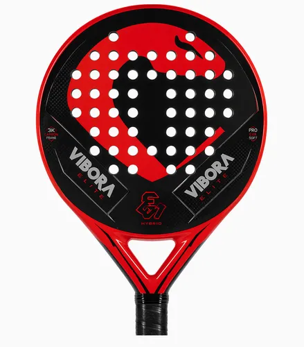 VIBOR-A Padelschläger Vipera - Maximale Präzision beim Padel: Der Vibora Vipera bietet hervorragende Kontrolle und Langlebigkeit durch seine Karbon-Schlagfläche und den EVA Soft Kern. Ideal für Anfänger und Fortgeschrittene, für ein optimales Spielgefühl.