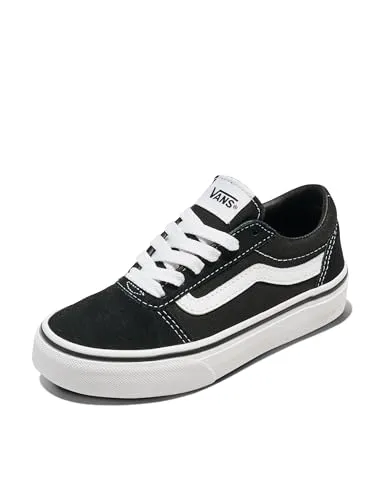 Vans Unisex Kinder Ward Sneaker Ward Trainers, (SUEDE/CANVAS) BLACK/WHITE, 36.5 EU