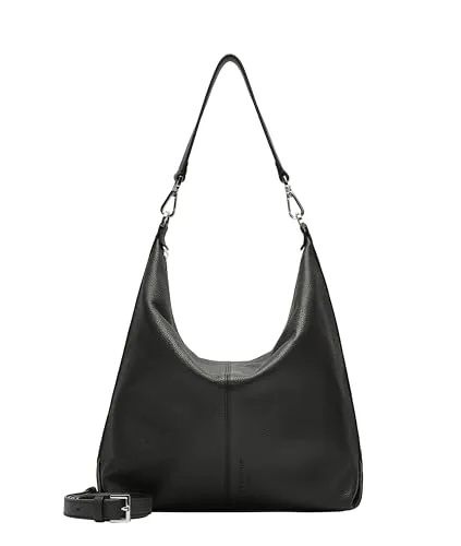 Liebeskind Paris Small Pebble M Beuteltasche schwarz - Damentaschen aus genarbtem Rindsleder, stilvoll und ideal für den Alltag.