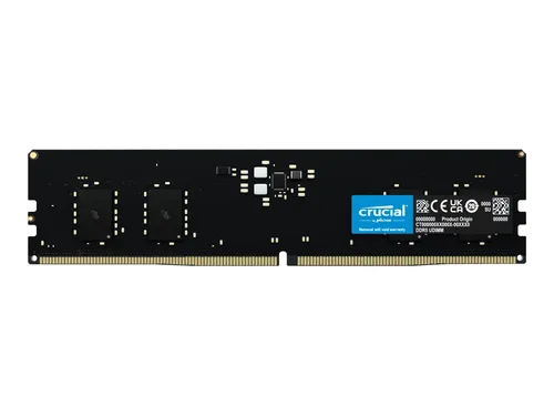 Crucial Arbeitsspeicher CT8G56C46U5, 8 GB DDR5-RAM 5600 MHz - RAM PC mit leistungsstarker DDR5-Performance, Plug-and-Play-Funktionalität und 10 Jahren Herstellergarantie für maximale Stabilität und Effizienz.