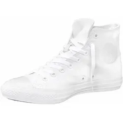 Converse CHUCK TAYLOR ALL STAR HI Unisex Mono Sneaker weiß 42 EU - Sneaker in Größe 42, Farbe White-Monochrome, knöchelhoch mit sportlichem Design und verstellbarer Schnürung für optimalen Tragekomfort.