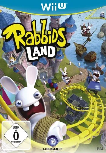 Rabbids Lands - Der verrückte Freizeitpark Spaß - Games, erlebe mit den Rabbids über 20 Attraktionen und nutze das Wii U Tablet für einzigartiges asymmetrisches Gameplay im Coop- und Versus-Modus!