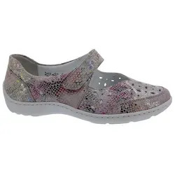 Waldläufer Henni Halbschuh mit Klettverschluss - Rosa - Bequemer Halbschuh für Damen in Weite H mit Pro-Aktiv Fußbett, das Fußreflexzonen stimuliert. Ideal für empfindliche Füße und hohen Tragekomfort im Alltag.