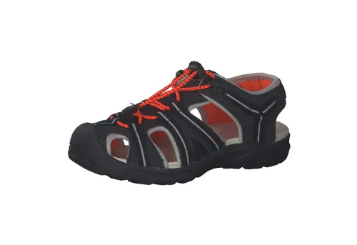 CMP Wanderhalbsandalen "Aquaril" - Dunkelblau/Orange, Größe 28, Kinder - Wanderschuhe für Kinder, leicht und bequem mit Schnellverschluss und Zugschlaufe für einfaches Anziehen. Ideal für Abenteuer in der Natur!