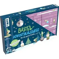 Familien-Bastel-Adventskalender - 24 kreative Bastelprojekte - Kreativität für die ganze Familie! 24 Bastelprojekte mit einfachem Material und Schritt-für-Schritt Anleitungen für unvergessliche Weihnachtsdekorationen.