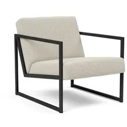 INNOVATION LIVING Sessel mit Armlehnen Vikko Stoff Beige Natural