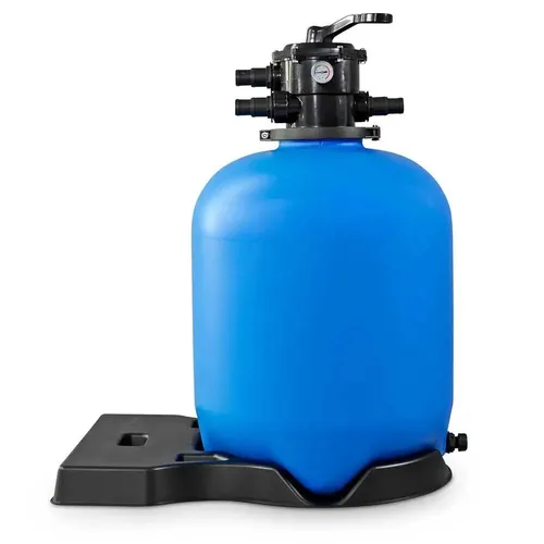OKU Sandfilter mit 6-Wege Top Mount Ventil Ø400mm - Hochwertiger Sandfilter zur effizienten Poolreinigung, inklusive Manometer und stabiler Grundplatte. Ideal für eine einfache Handhabung und langlebige Nutzung. Sandfüllung nicht enthalten.