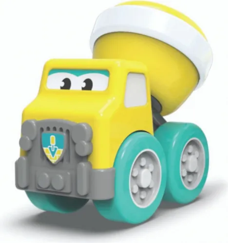 BB Junior - Spielzeugauto Drive' n Rock - Zementmischer mit Trommel Spielfahrzeug Musik